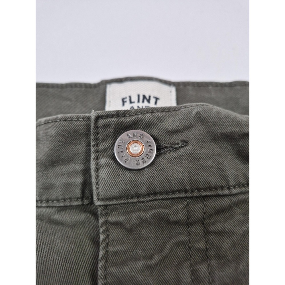 Flint And Tinder 365 Pants Mens 34x30 Gray Straight Fit Stretch Denim Huckberry - Picture 3 of 16